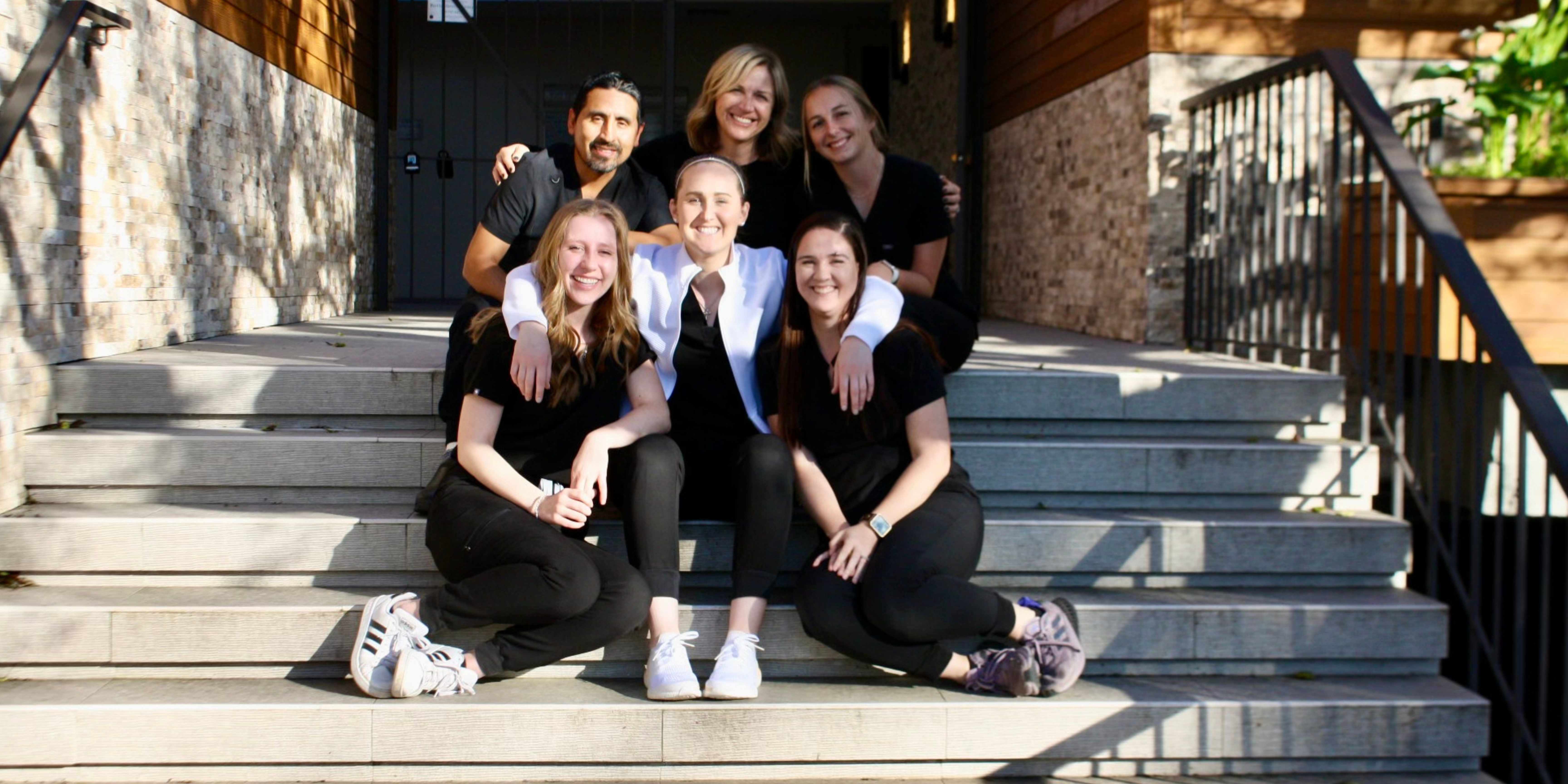 O'Connor DDS Team on front porch of office
